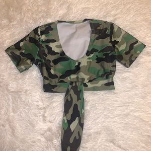Twin Peaks Girl Military top